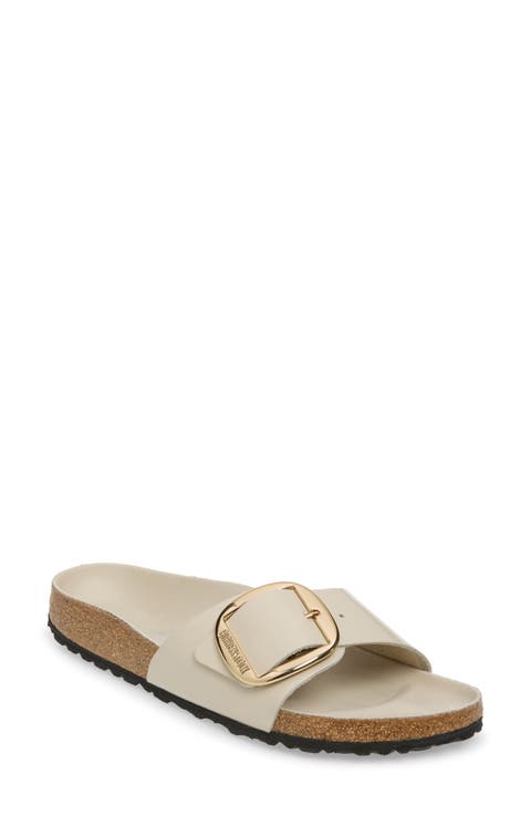 Madrid Big Buckle Slide Sandal
