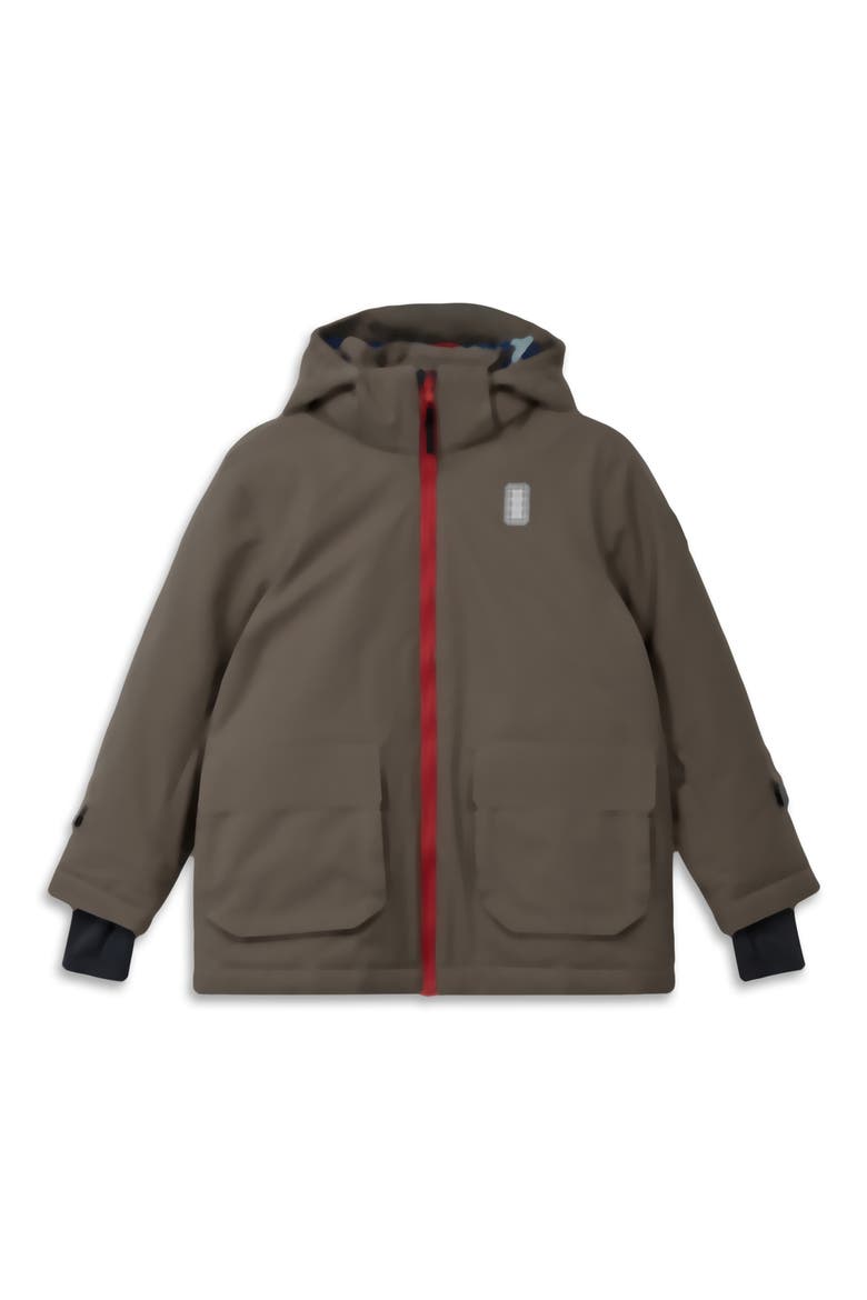 Kids' Winter Ski Jacket, Main, color, BROWN