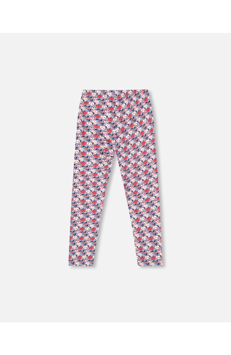Deux par Deux Organic Cotton Leggings Apple, Alternate, color, Blue