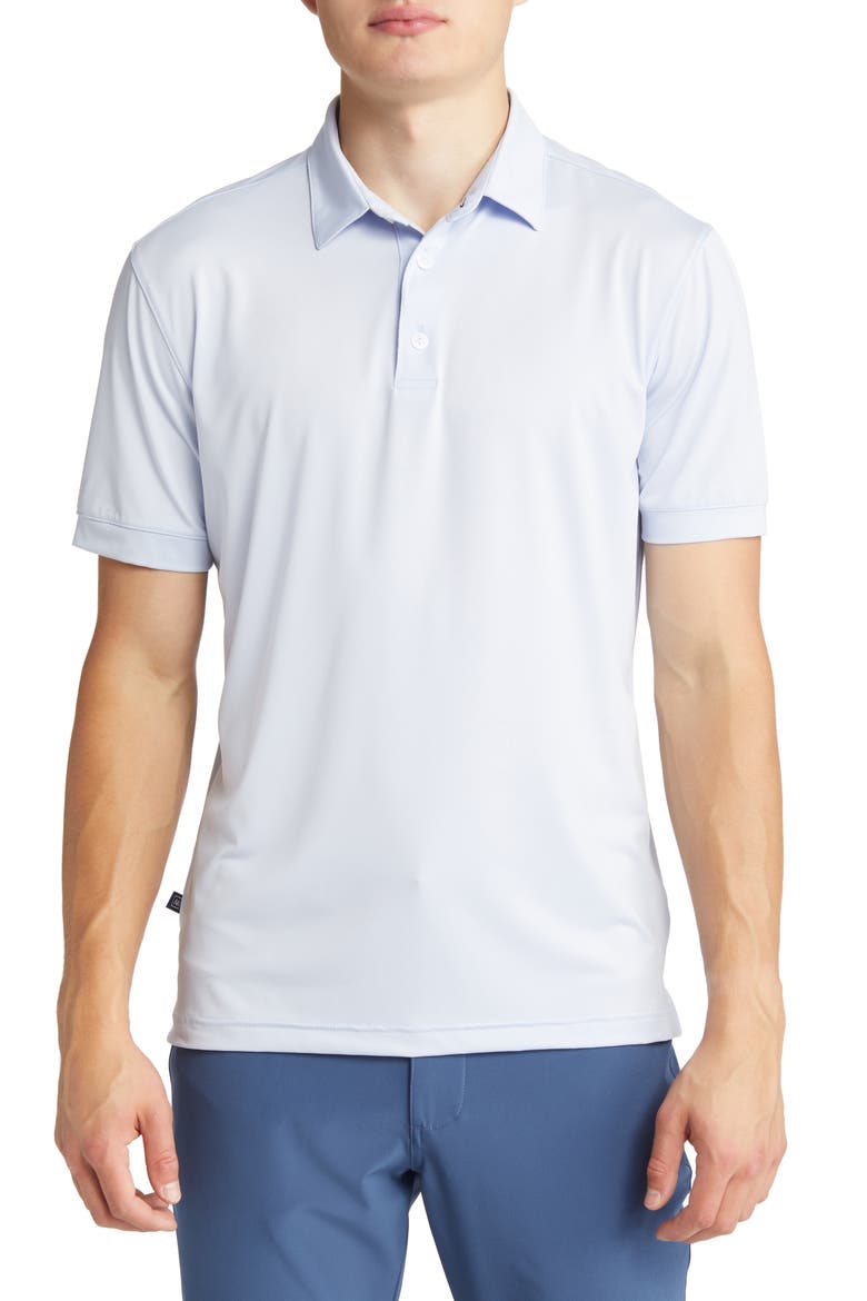 Men's Versa Solid Golf Polo, Main, color, LIGHT BLUE SOLID