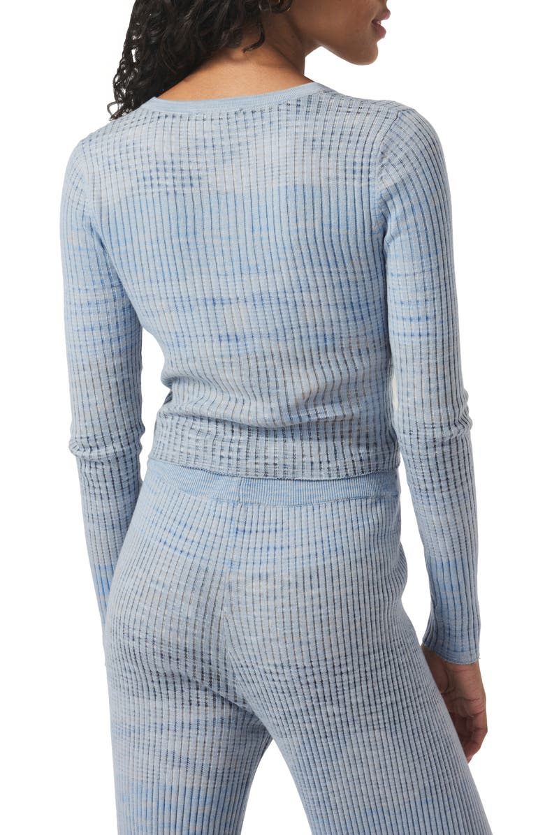 Splendid Adalyn Sweater Cardigan, Alternate, color, Blue Multi