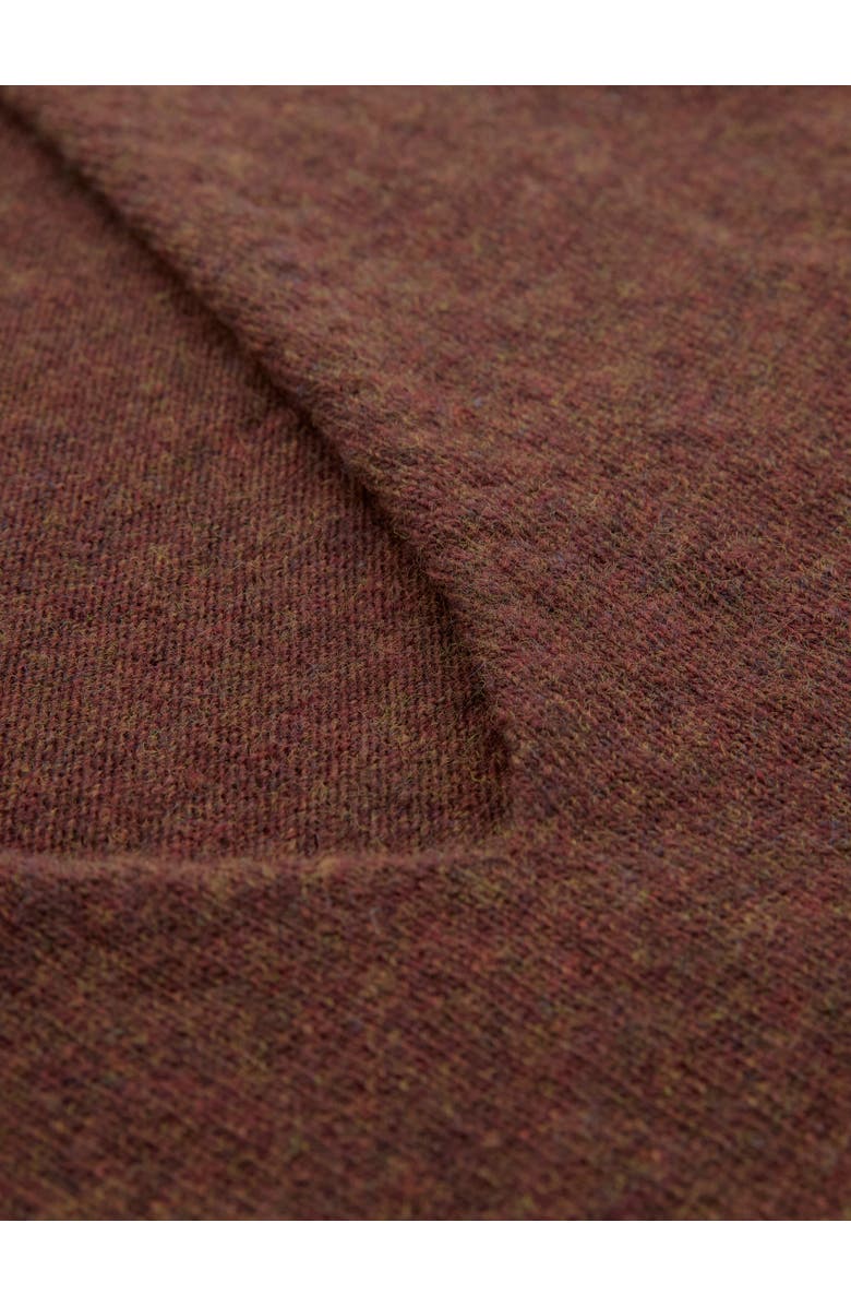 Celtic & Co. Geelong Wool Slouch V-Neck Sweater, Alternate, color, Ember