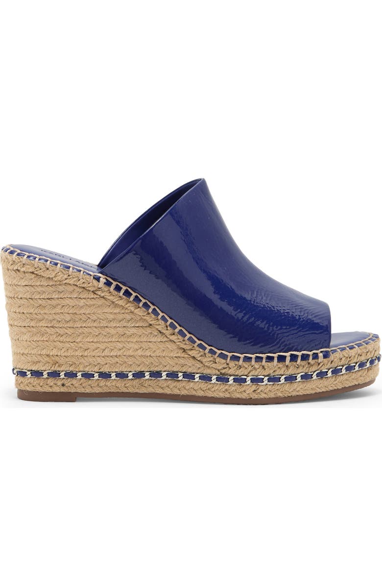 KARL LAGERFELD PARIS Azure Open Toe Wedge Espadrille Sandal, Alternate, color,