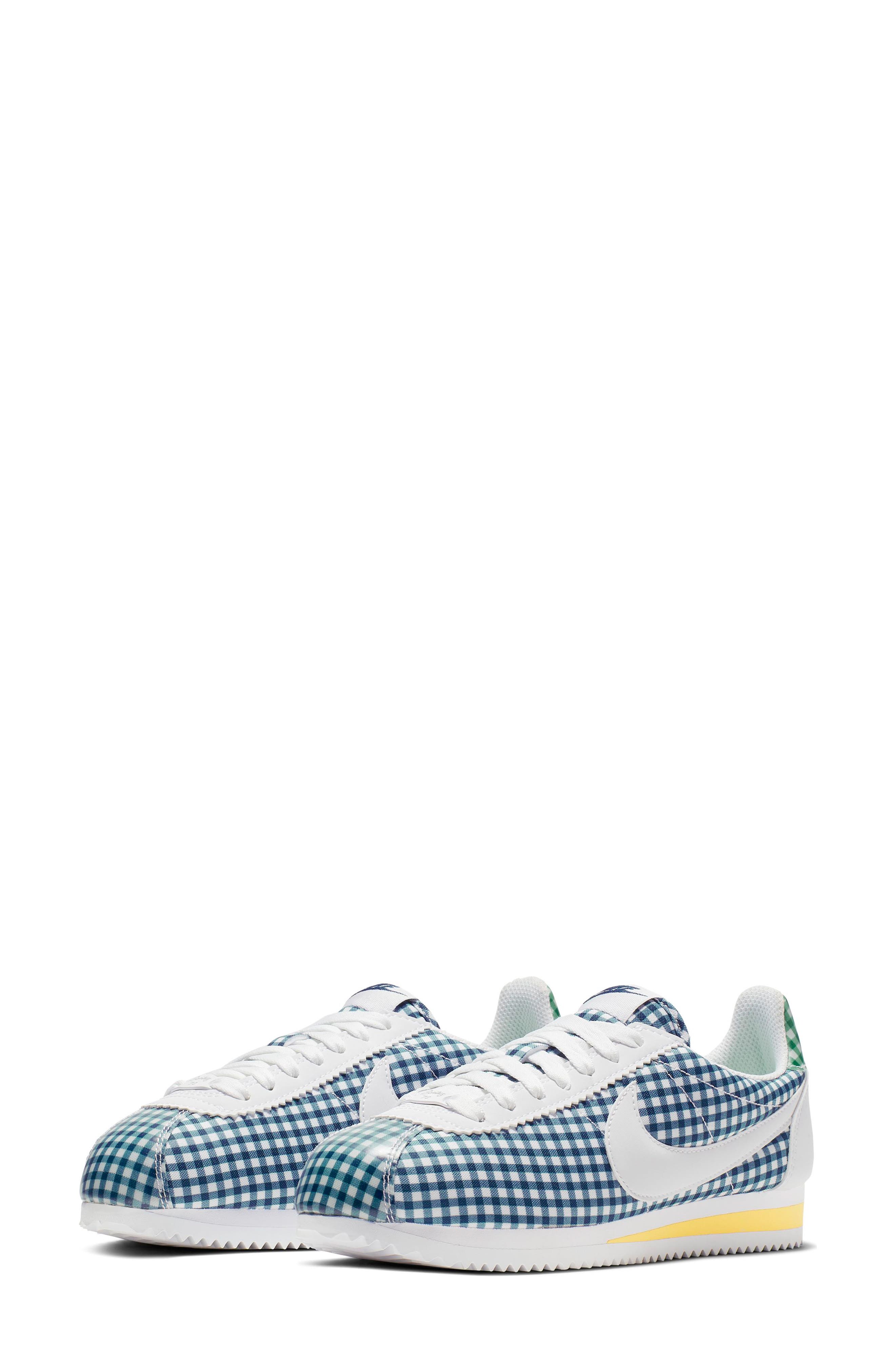 Nike Classic Cortez QS Gingham Sneaker, Main, color, 