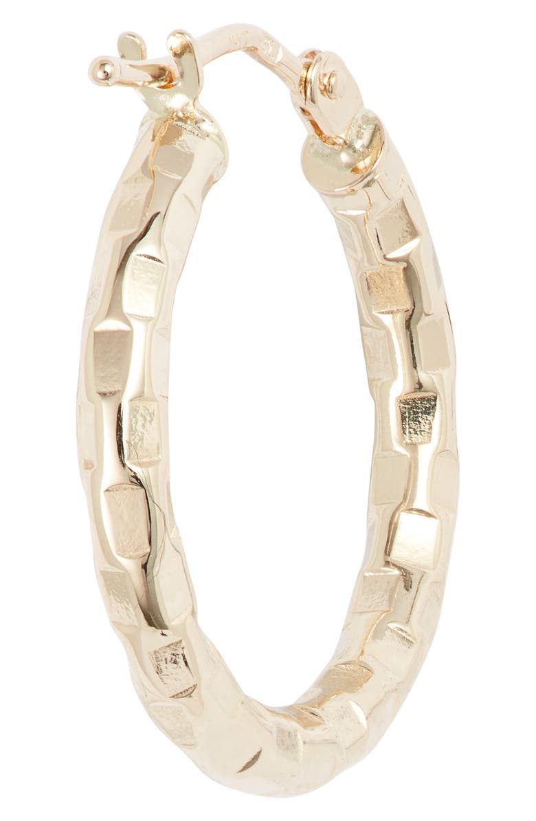 Bony Levy Hammered 14K Gold Hoops, Alternate, color, 