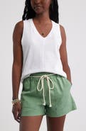 Caslon® Cotton Blend Slub Swing Tank