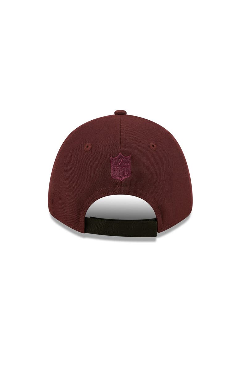 New Era Men's New Era Maroon NFL Shield Logo 9FORTY Adjustable Hat, Alternate, color,