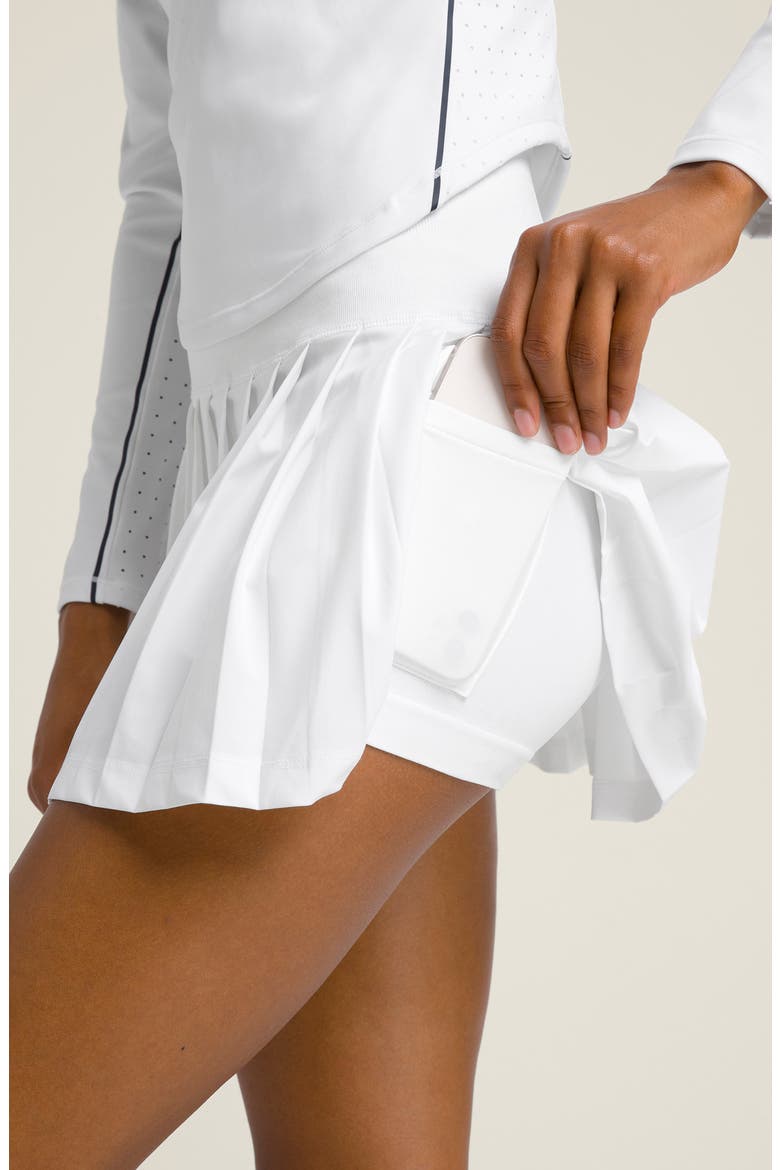 Midtown Tennis Skirt, Alternate, color, BRIGHT WHITE