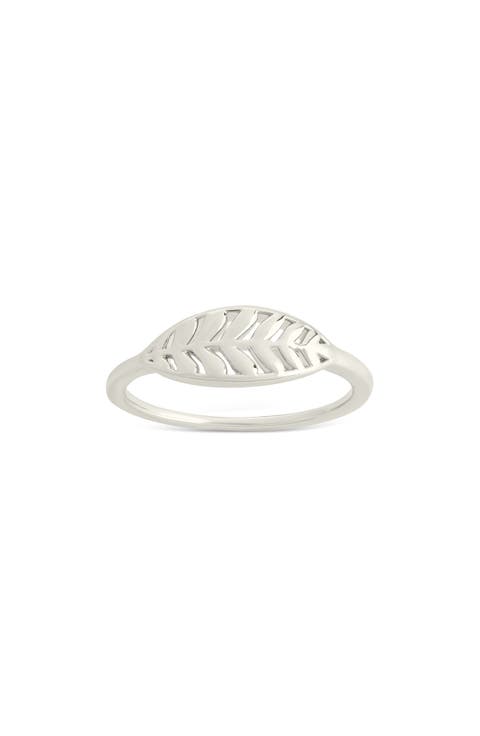 Tyla Textured Signet Ring