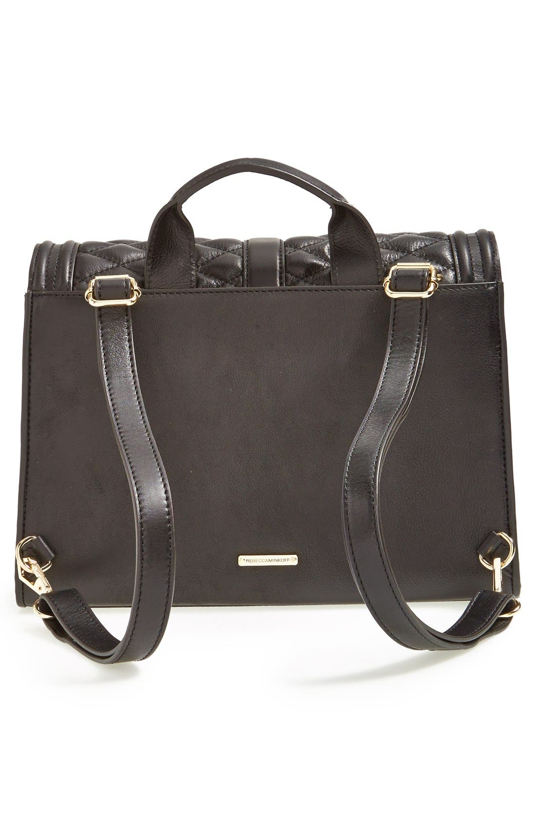 'Love' Backpack, Alternate, color, BLACK