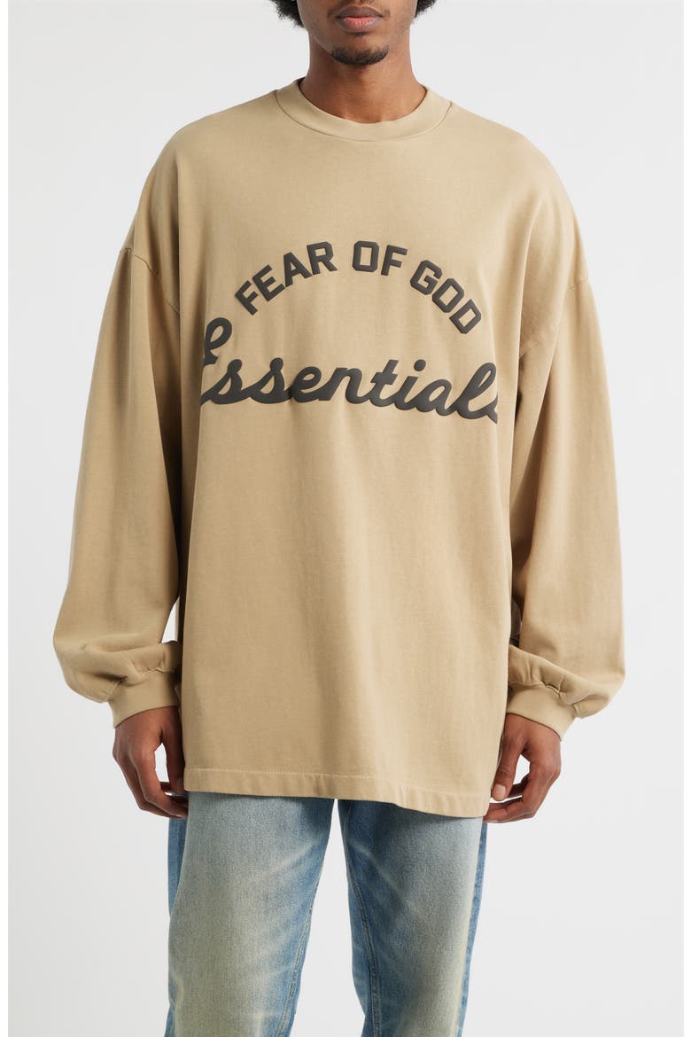 Training '90s Long Sleeve Logo Graphic T-Shirt, Main, color, FADED DUNE