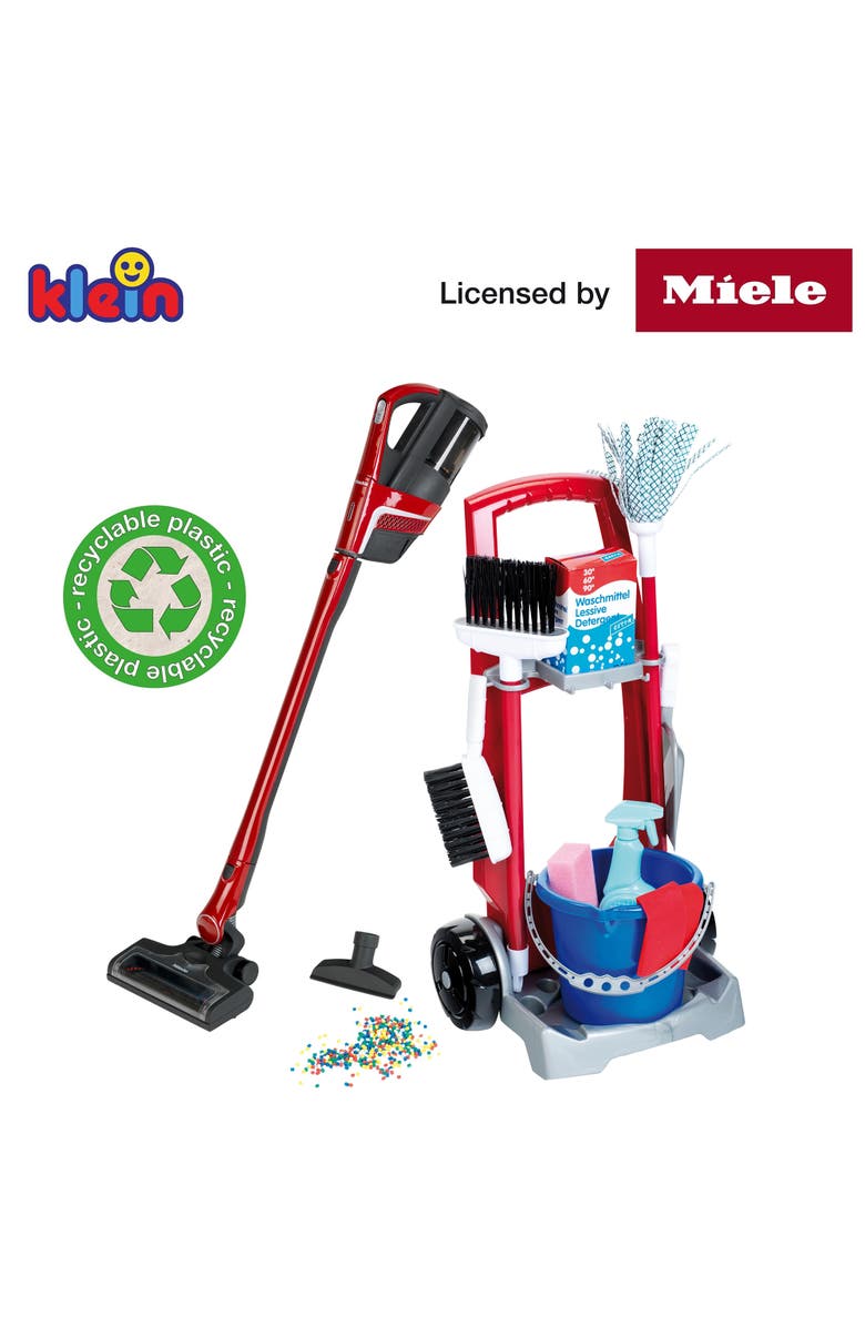 Miele Cleaning Trolley W/ Miele Triflex Vacuum Cleaner Cleaning Playset, Ages 3+, Alternate, color, 