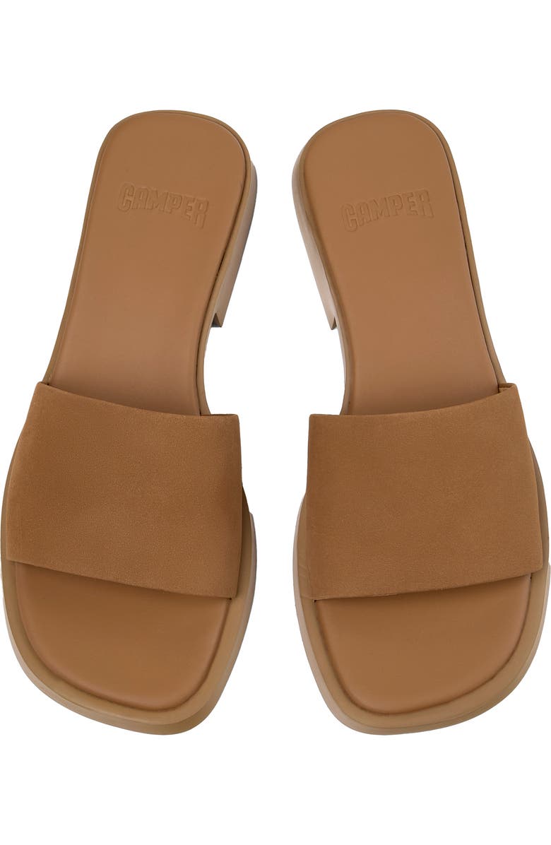 Camper Dana Slide Sandal, Alternate, color, Medium Brown