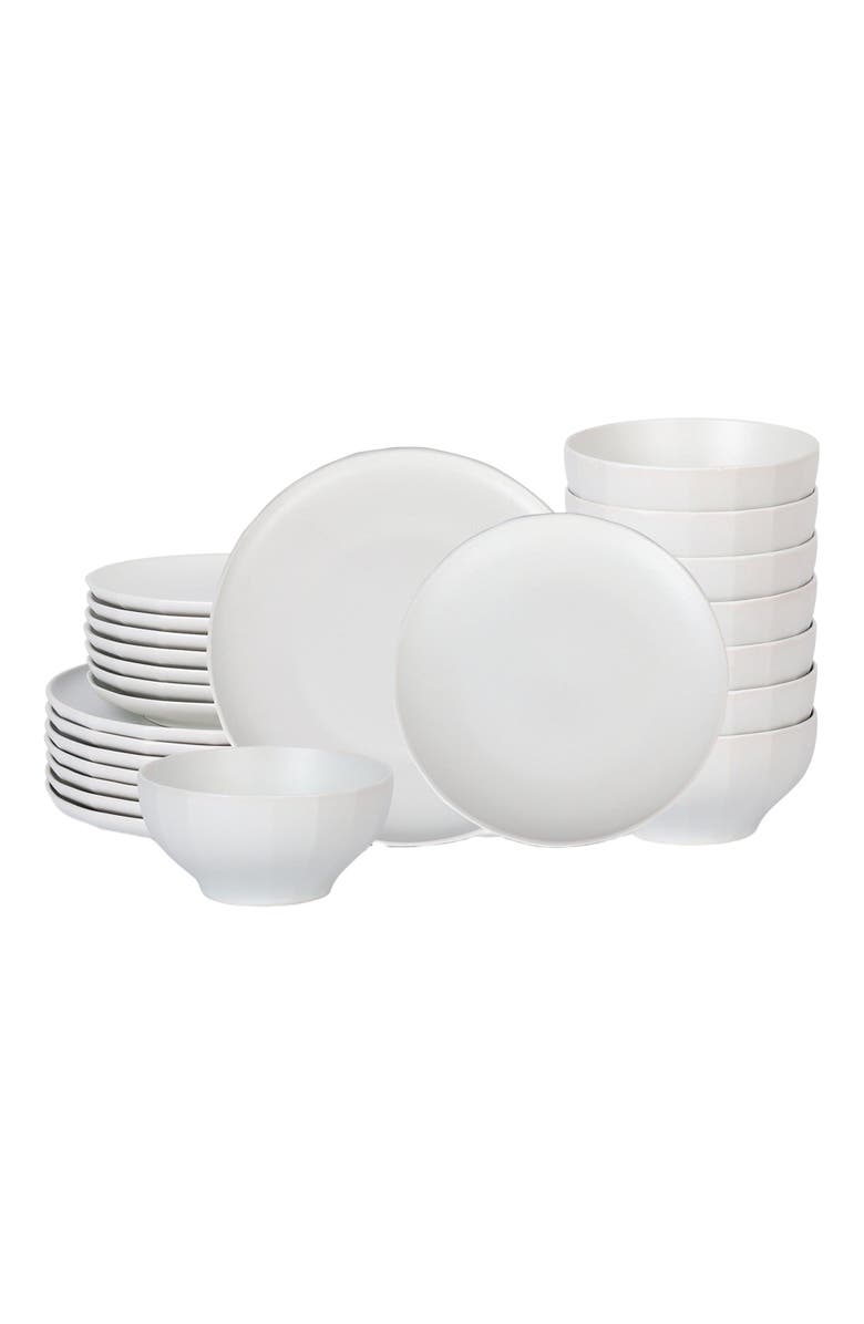 Stone Lain Rio Stoneware 24-Piece Dinnerware Set, Main, color, 