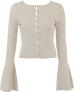 HOUSE OF CB Aster Flared Cuff Cardigan