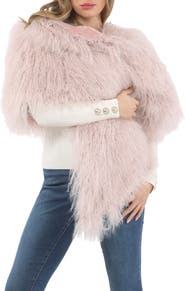 GORSKI Select Genuine Shearling Shawl