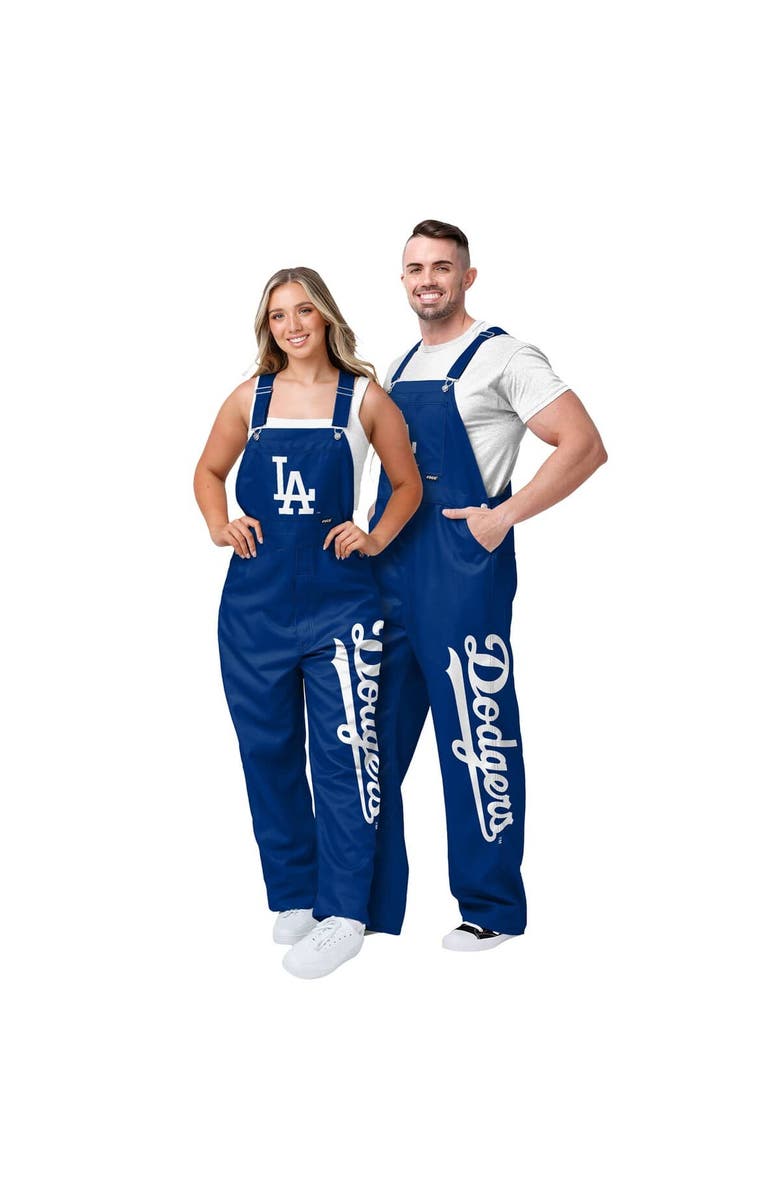 FOCO Men's FOCO Royal Los Angeles Dodgers Big Logo Overalls, Alternate, color, Royal