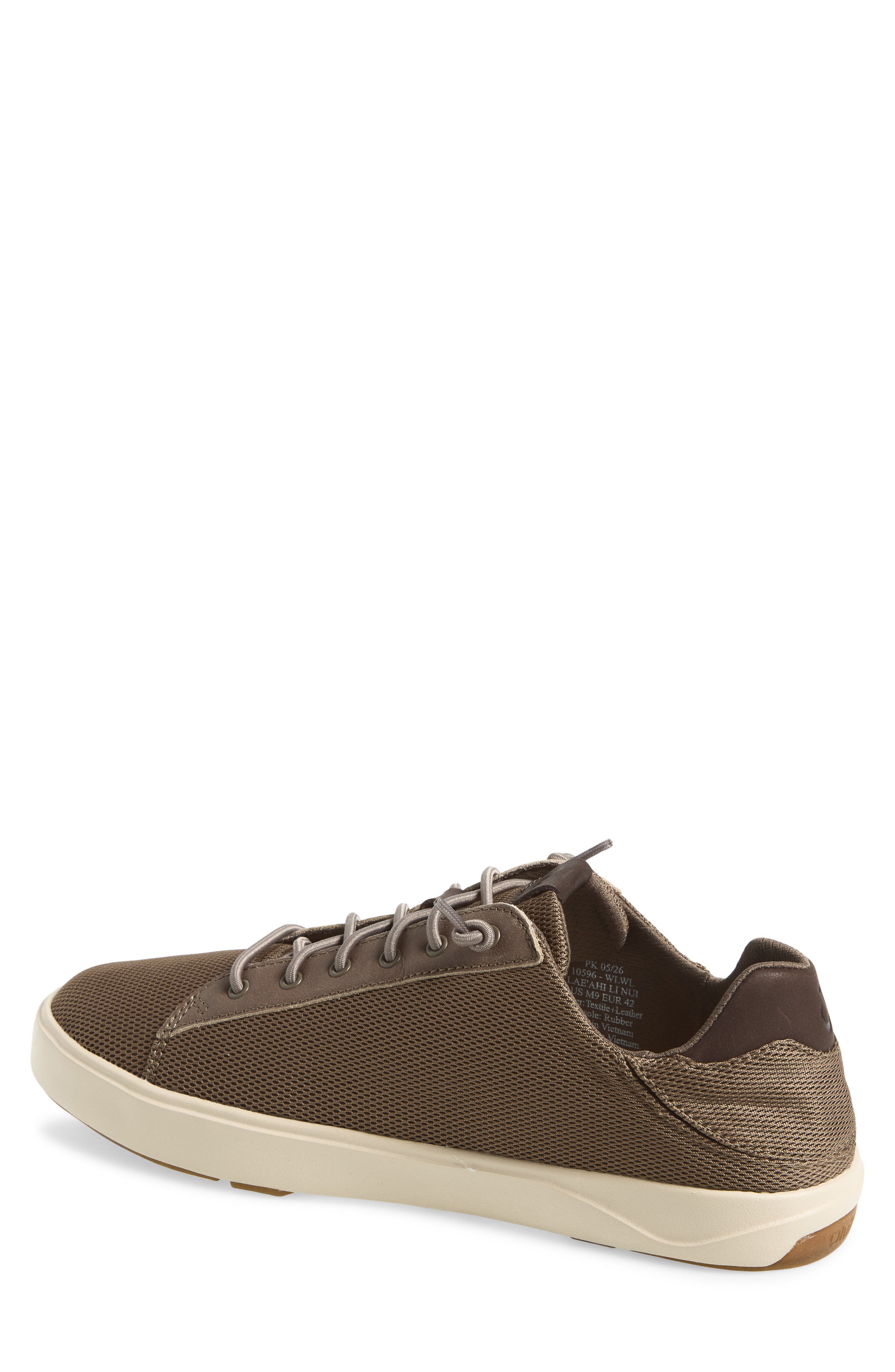Laeahi Li Nui Sneaker, Alternate, color, WALNUT / WALNUT