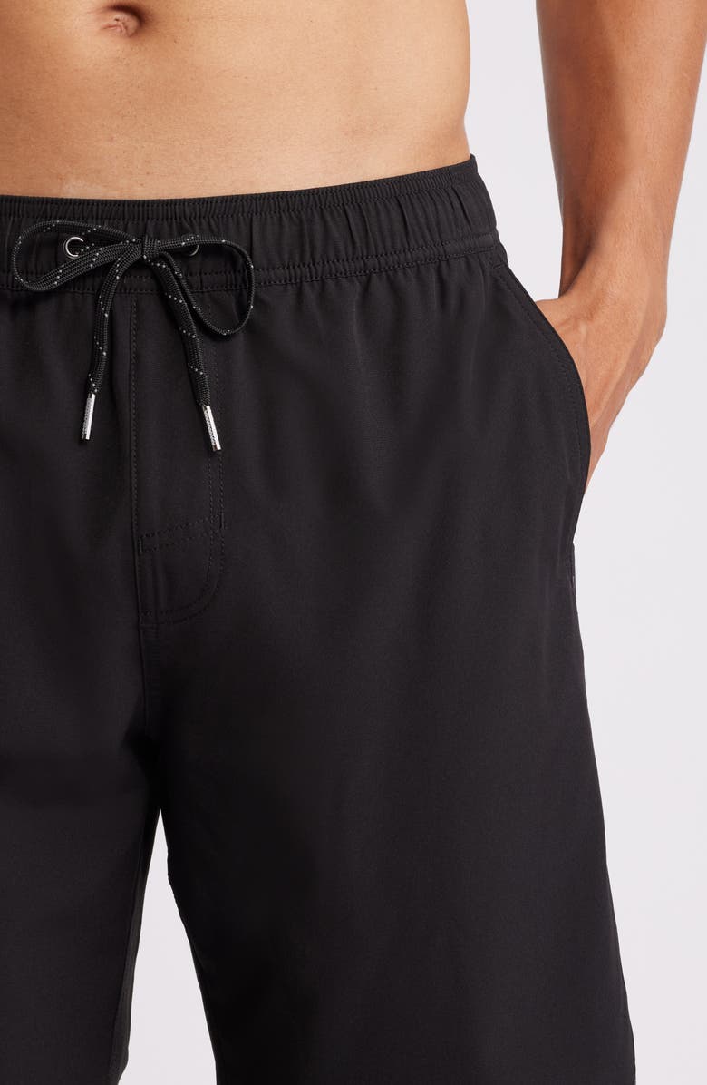 Fair Harbor The Anchor Swim Trunks, Alternate, color, Blackdnu