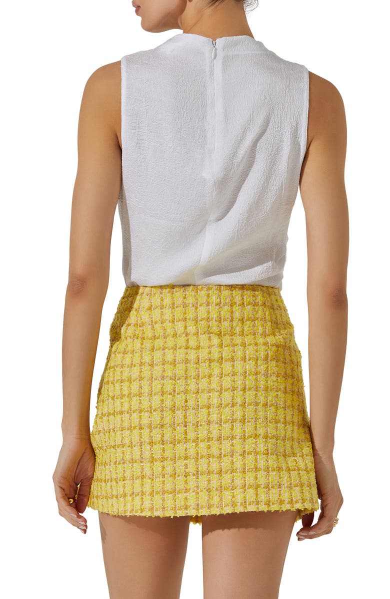 ASTR the Label Texture Drape Satin Top, Alternate, color, 