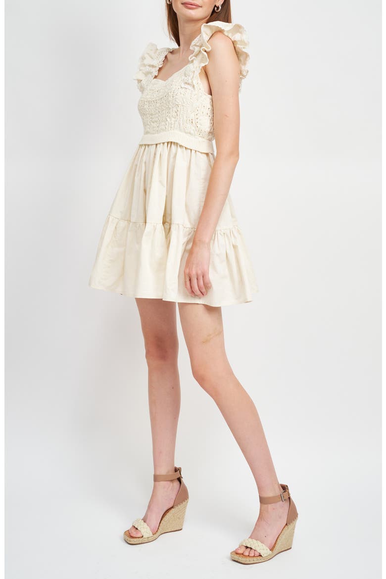 Collette Minidress, Main, color, NATURAL