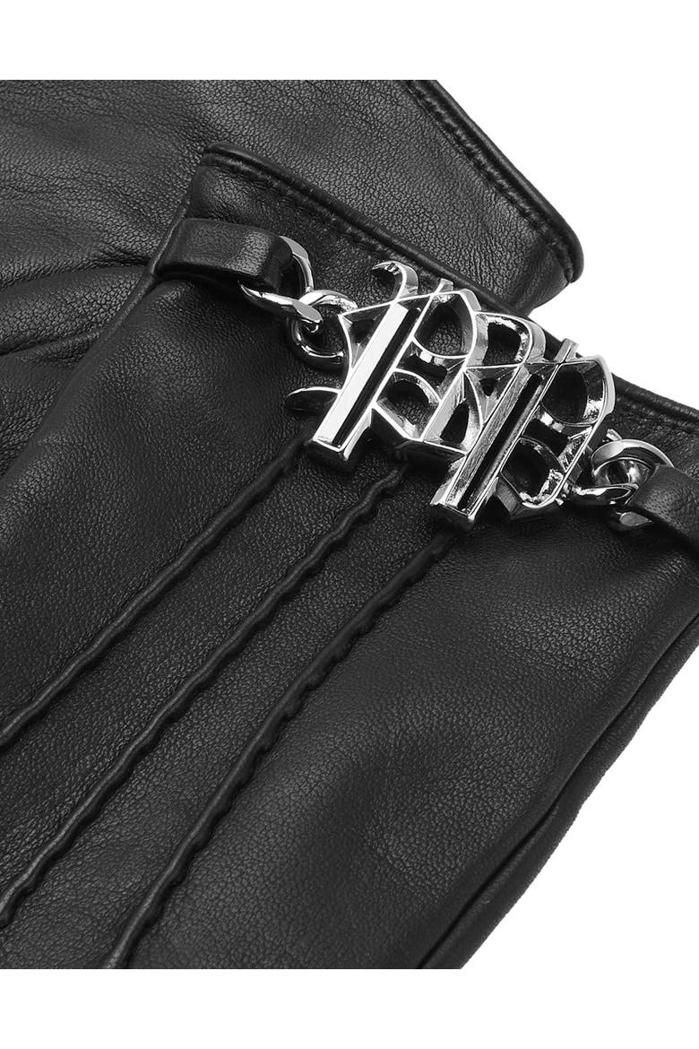 Mid-Gloves Gothic Plein Women, Alternate, color, black