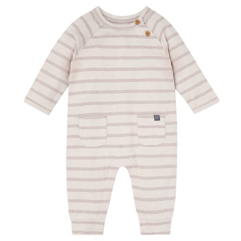 Raglan Sleeve Long Leg Romper (Baby)