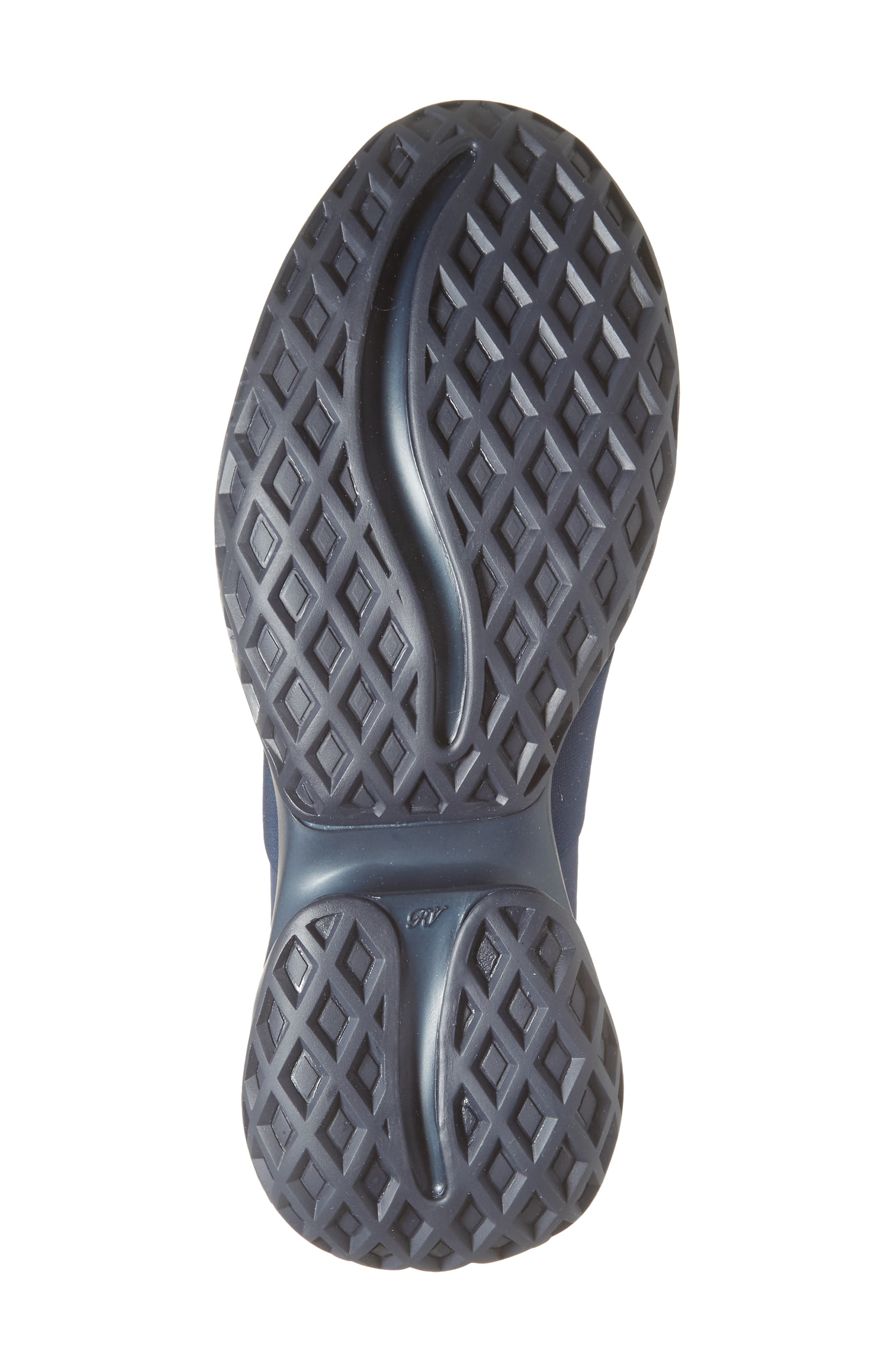 Roger Vivier Viv Crystal Buckle Slip-On Sneaker, Alternate, color, Blue Chiaro