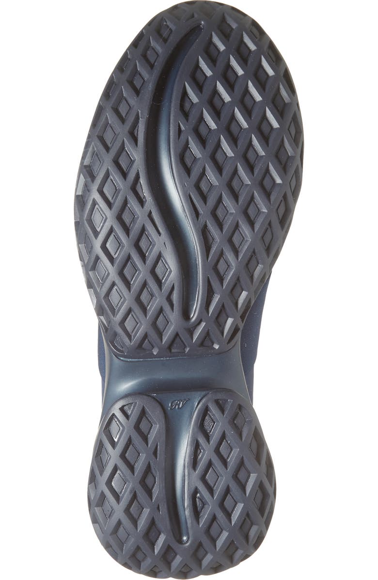 Roger Vivier Viv Crystal Buckle Slip-On Sneaker, Alternate, color, Blue Chiaro