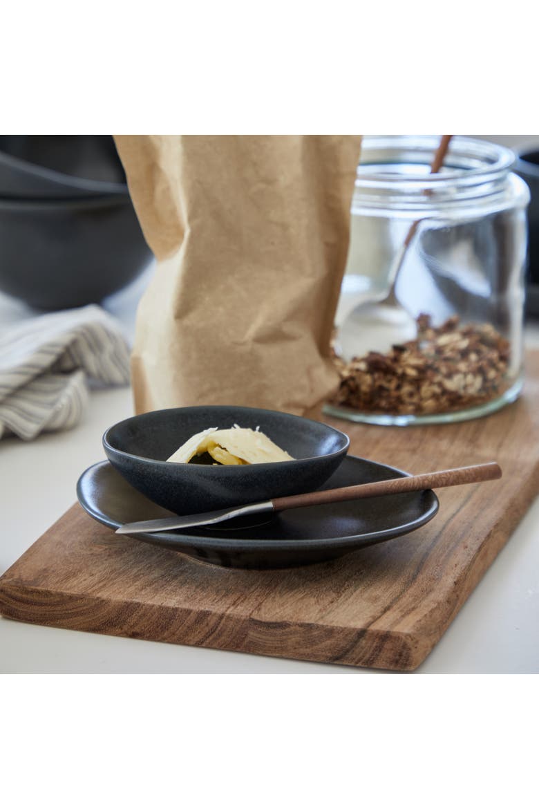 Livia Set/6 oval bowls, Alternate, color, Matte black