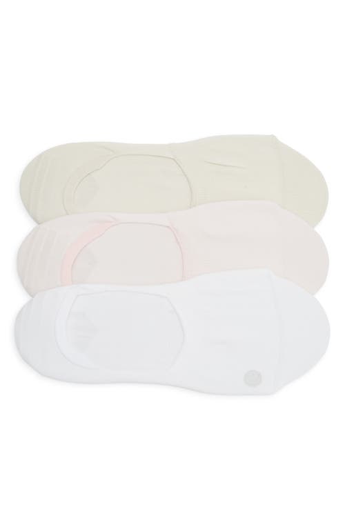 Zella Assorted 3-pack No-show Sneaker Socks In White