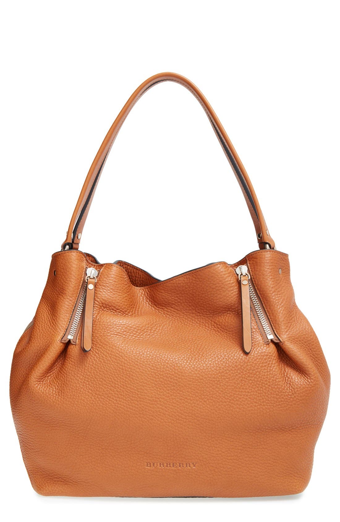 Burberry 'Medium Maidstone' Leather Tote, Main, color, 