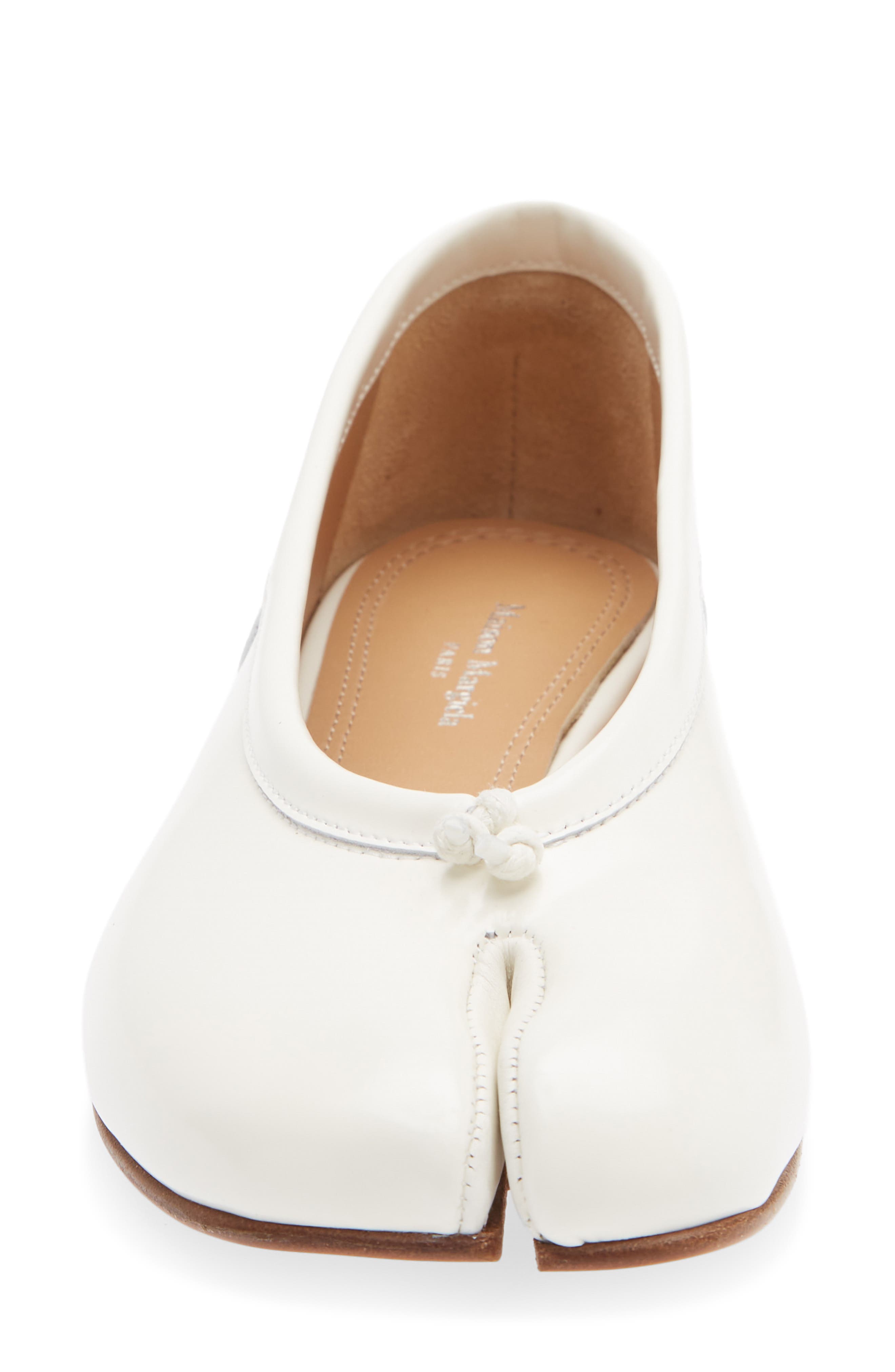 Tabi Ballet Flat, Alternate, color, WHITE