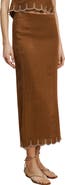 Veronica Beard Malou Scallop Maxi Skirt