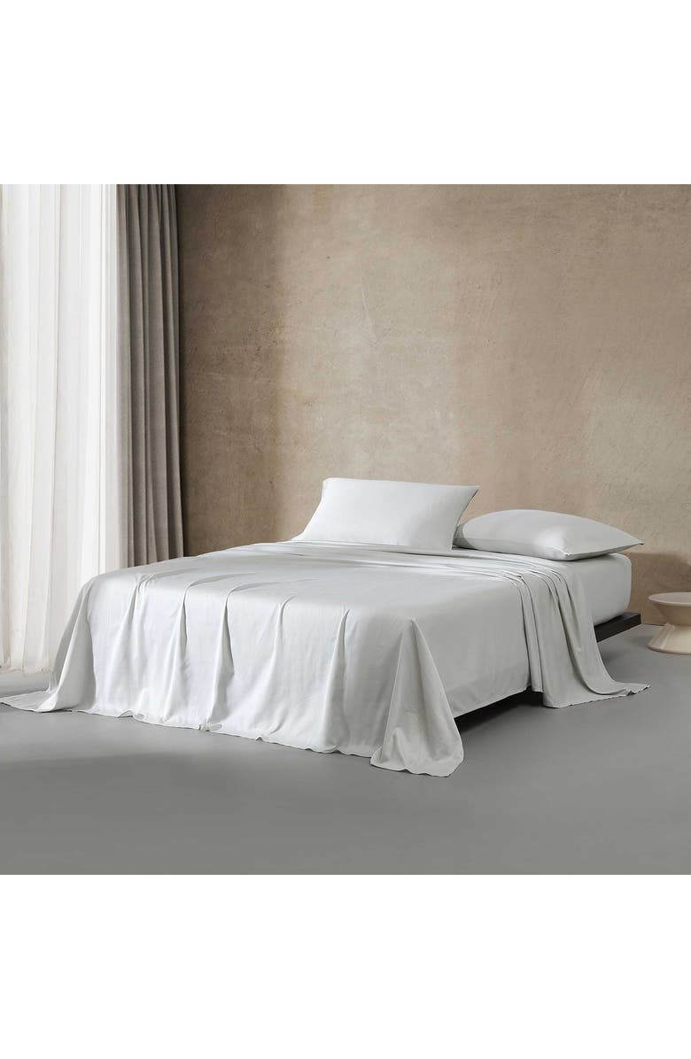 Calvin Klein Pearl Edge 300 Thread Count Sateen Sheet Set, Alternate, color, Grey