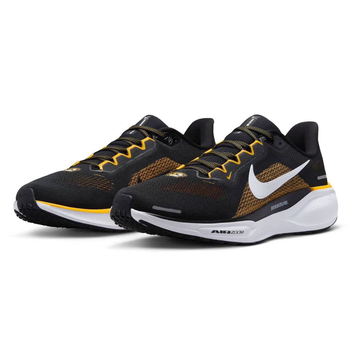 Nike Unisex Nike Black Missouri Tigers Zoom Pegasus 41 Running Shoes, Alternate, color, 