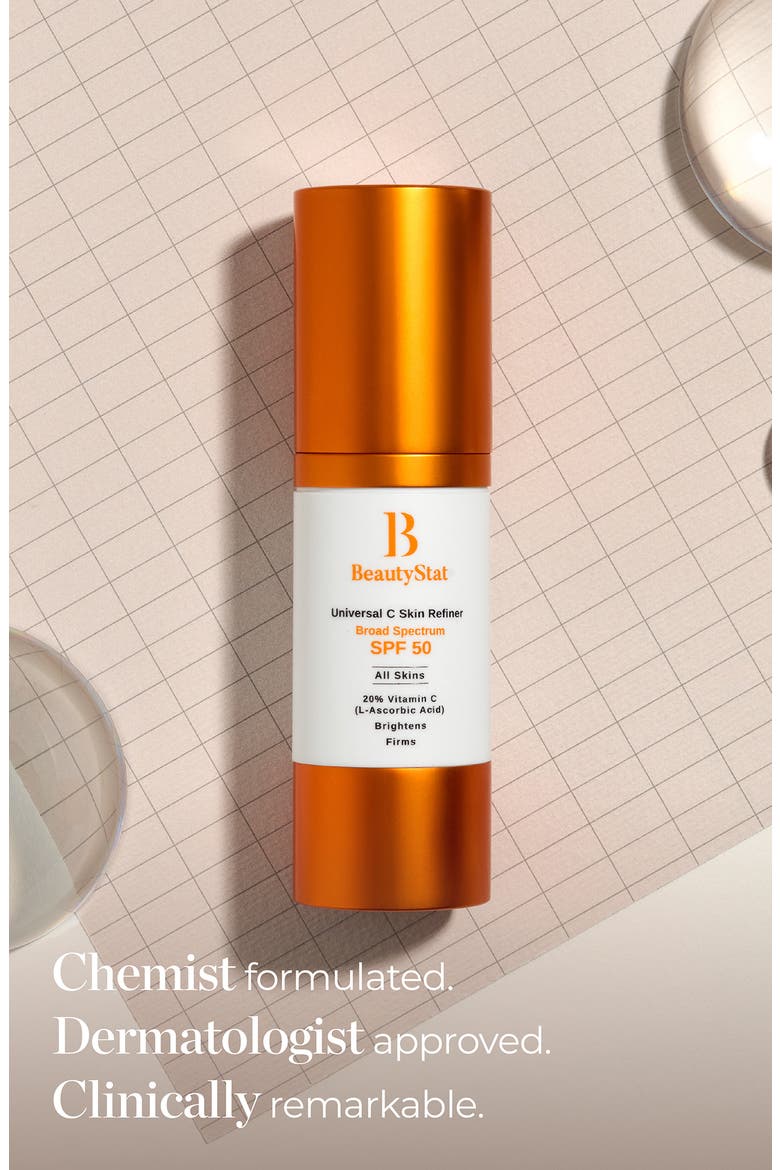 Universal C Skin Refiner Vitamin C Serum + SPF 50 Mineral Sunscreen, Alternate, color, NO COLOR