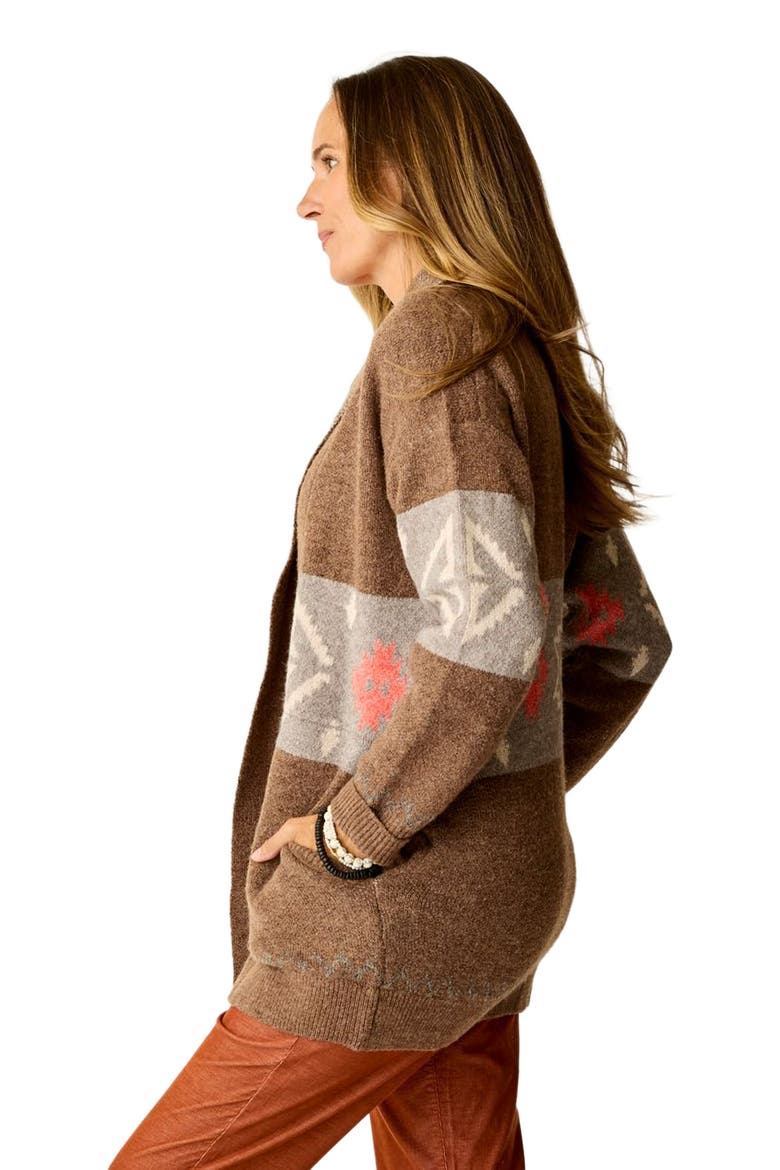 Priya Jacquard Topper, Alternate, color, Sumac Pattern