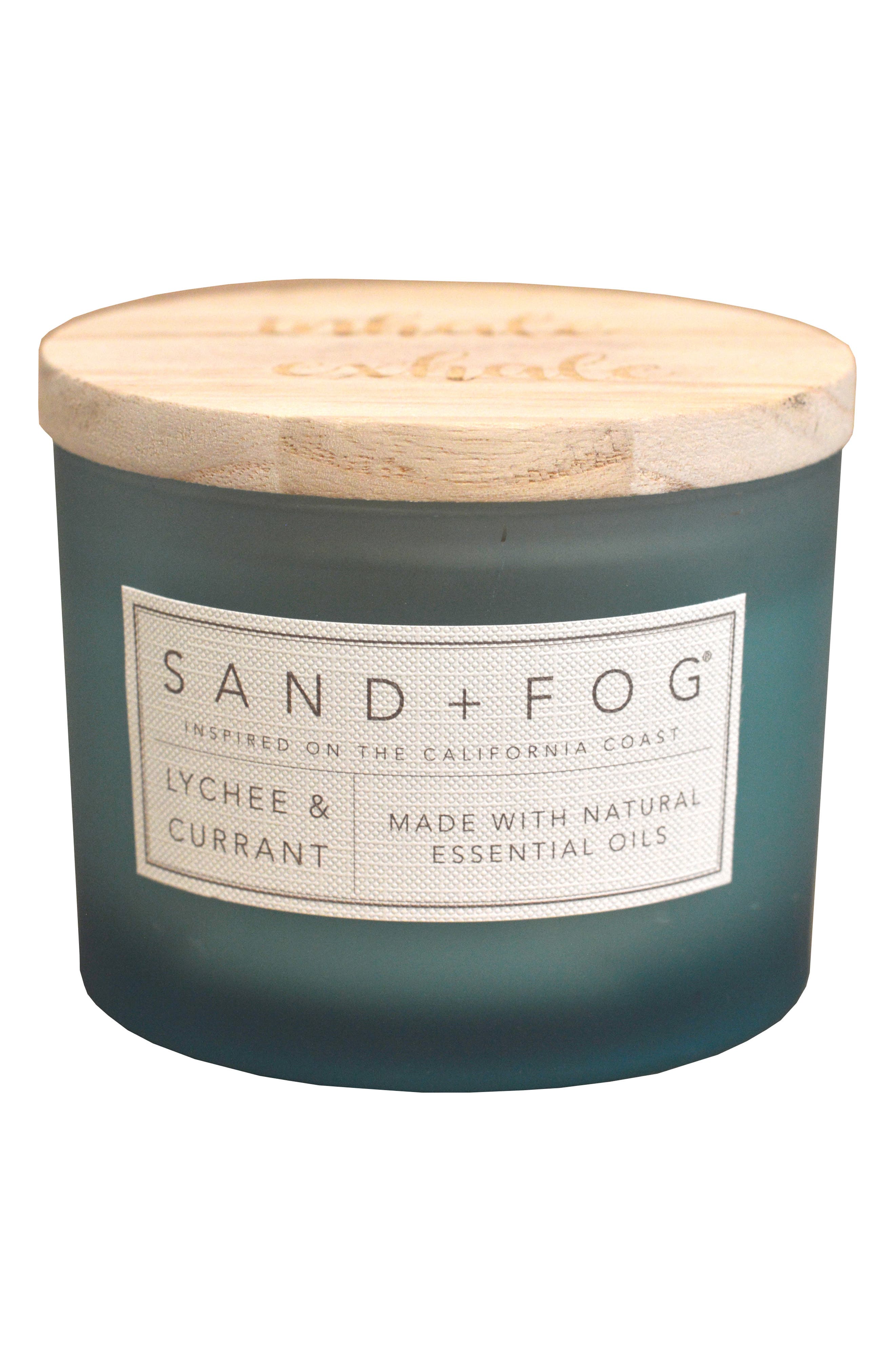 SAND AND FOG Lychee & Currant Lidded Jar Candle - 12 oz. | Nordstromrack