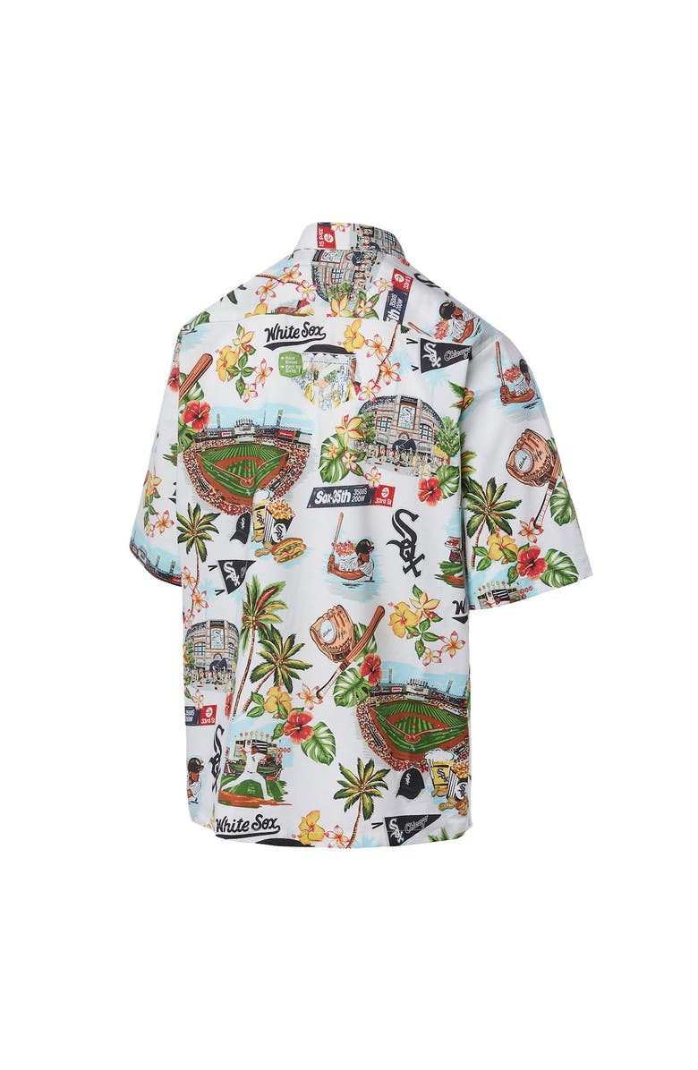 Reyn Spooner Men's Reyn Spooner White Chicago White Sox Scenic Button-Up Shirt, Alternate, color, White