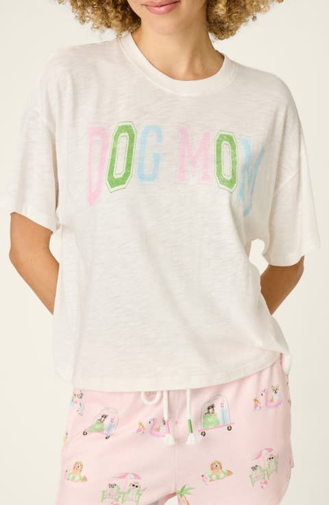 Pupcation Palm Graphic T-Shirt