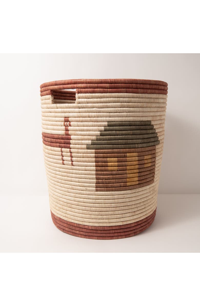 Maadili Collective Villages Hamper Basket ~ Elevate Collection, Main, color, Natural