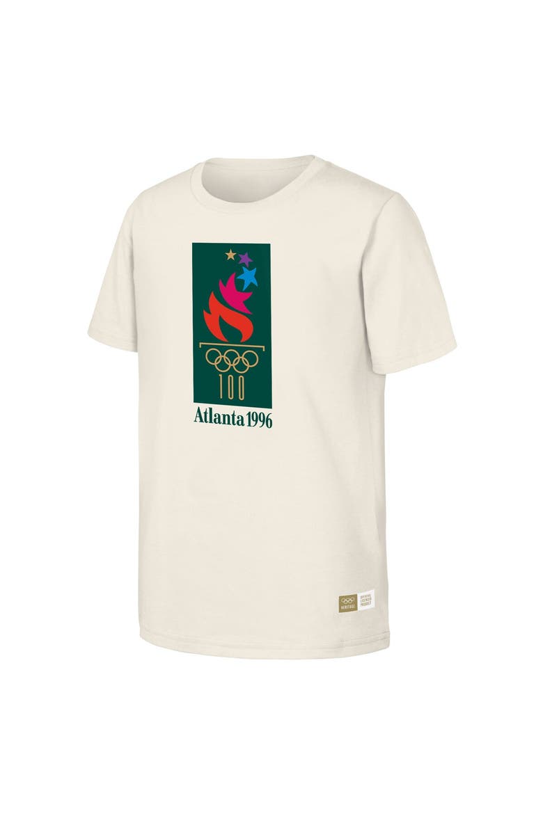 Men's  Natural 1996 Atlanta Games Olympic Heritage T-Shirt, Alternate, color, Natural