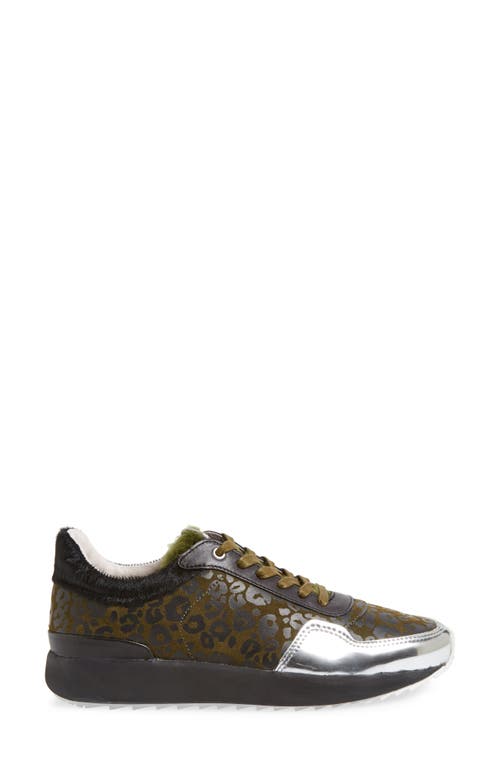 Blackstone Sl91 Genuine Shearling Trim Low Top Sneaker In Multi