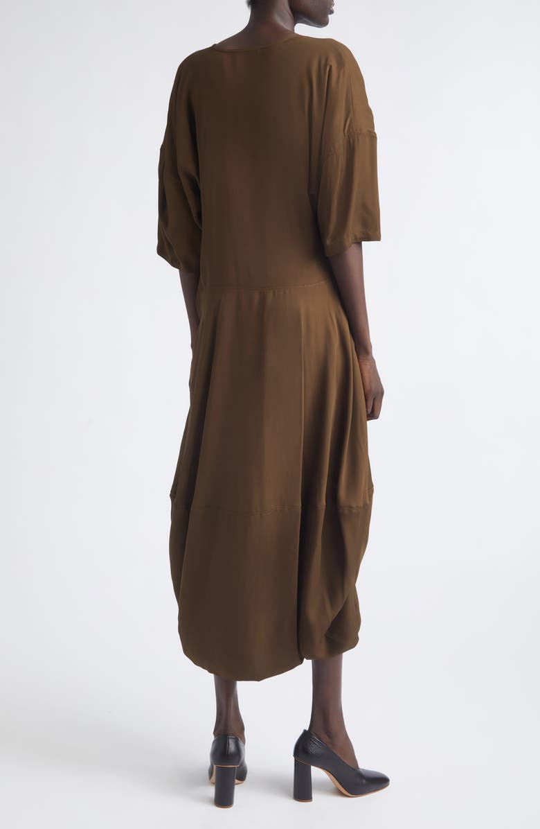 Lemaire Balloon Midi Dress, Alternate, color, Bronze