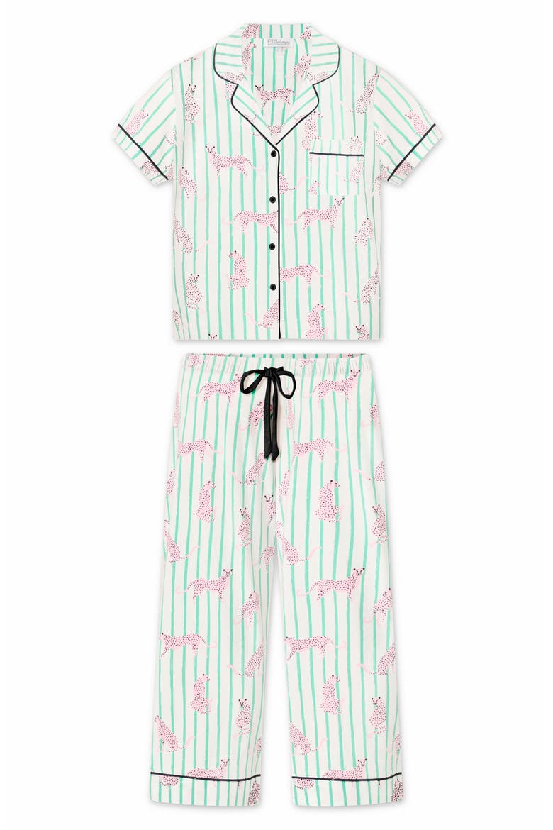 Whimsy Print Pajamas, Alternate, color, MINT