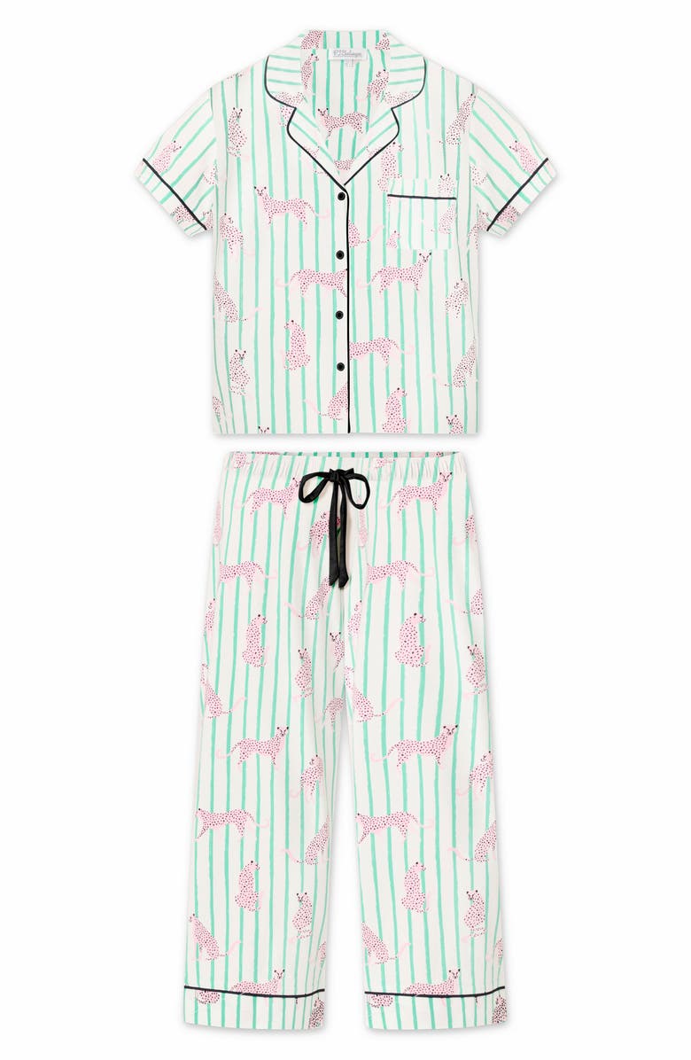 PJ Salvage Whimsy Print Pajamas, Alternate, color, Mint