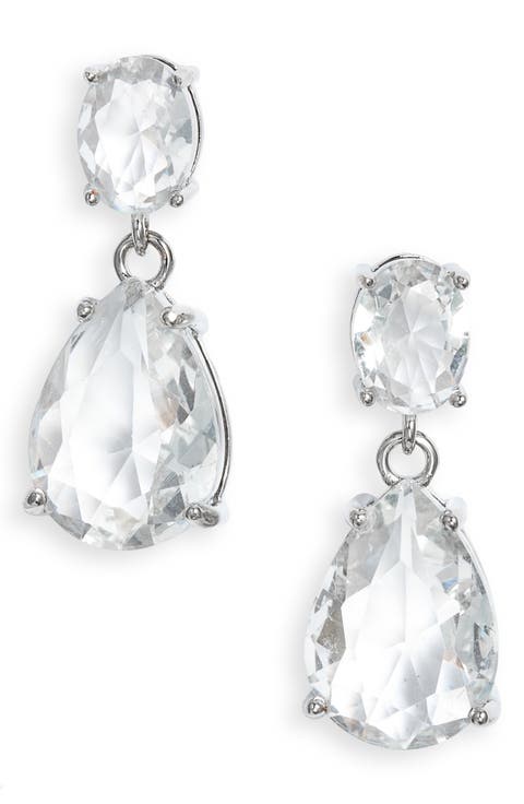 Crystal Teardrop Earrings