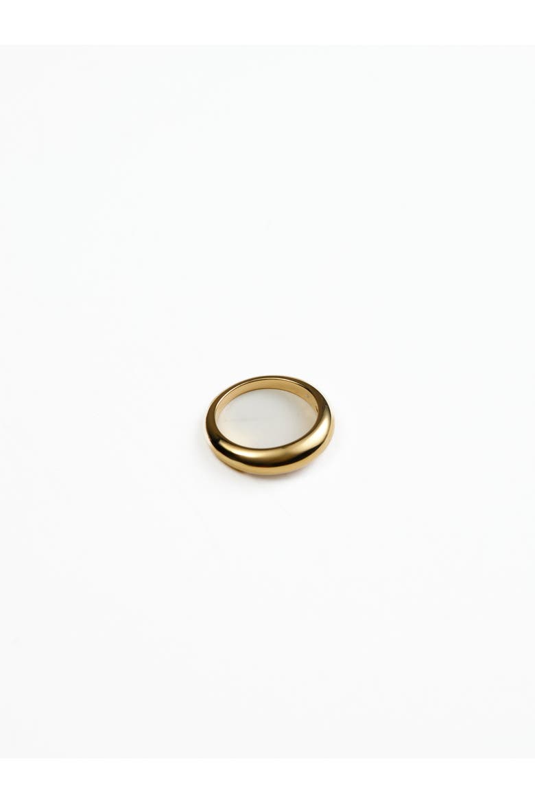 Natalie Thin Dome Ring, Main, color, 14K Recycled Gold Vermeil