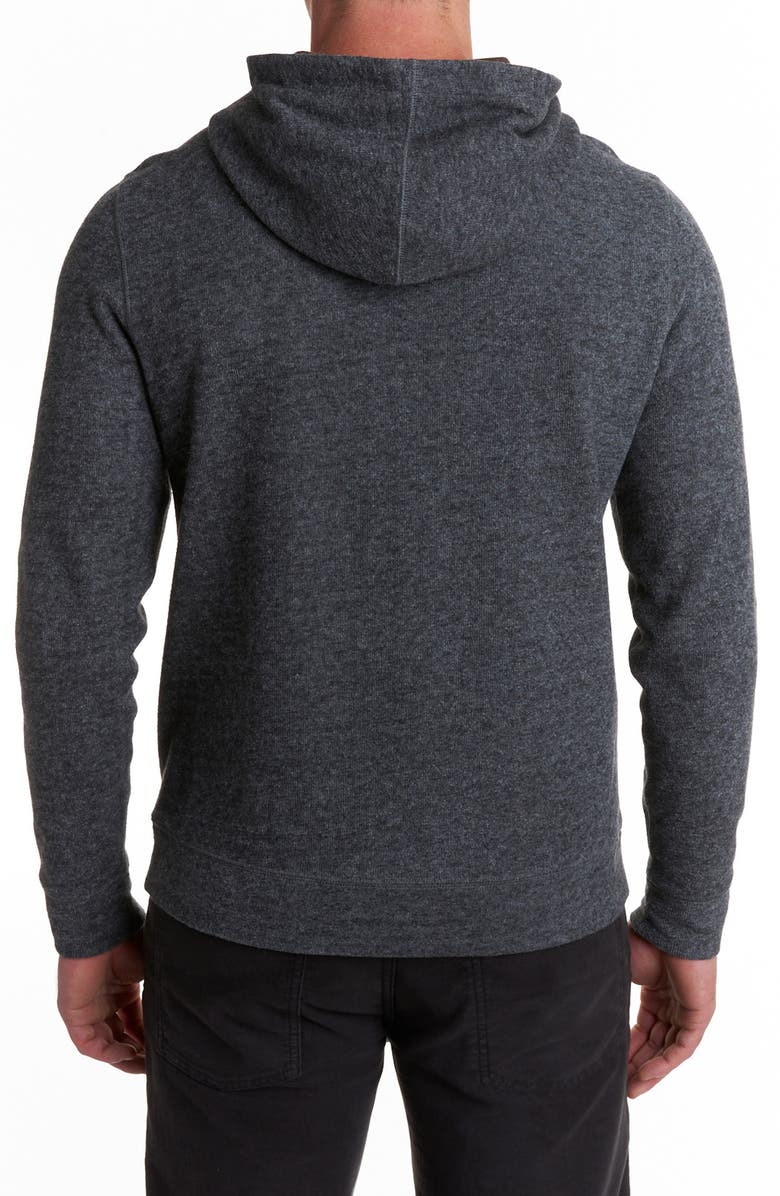 Billy Reid Cotton Blend Hoodie Sweatshirt, Alternate, color, Black